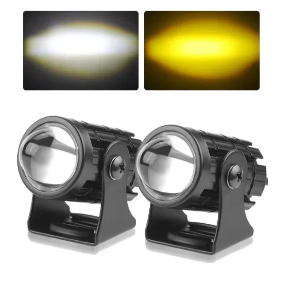 PAR EXPLORADORAS MINI DRIVING DUAL COLOR + SUICHE GRATIS