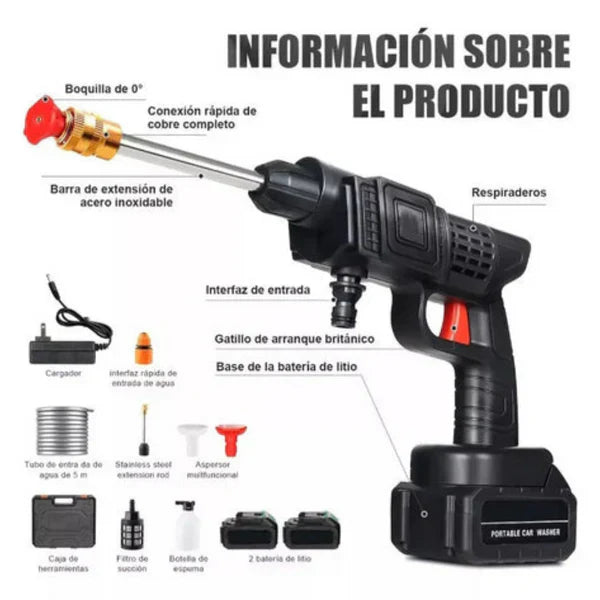 Combo Hidrolavadora + Aspiradora Portáti