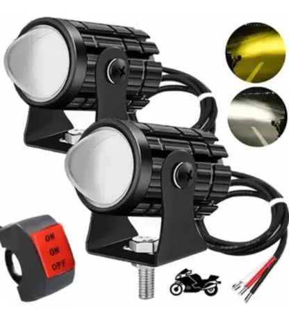 PAR EXPLORADORAS MINI DRIVING DUAL COLOR + SUICHE GRATIS